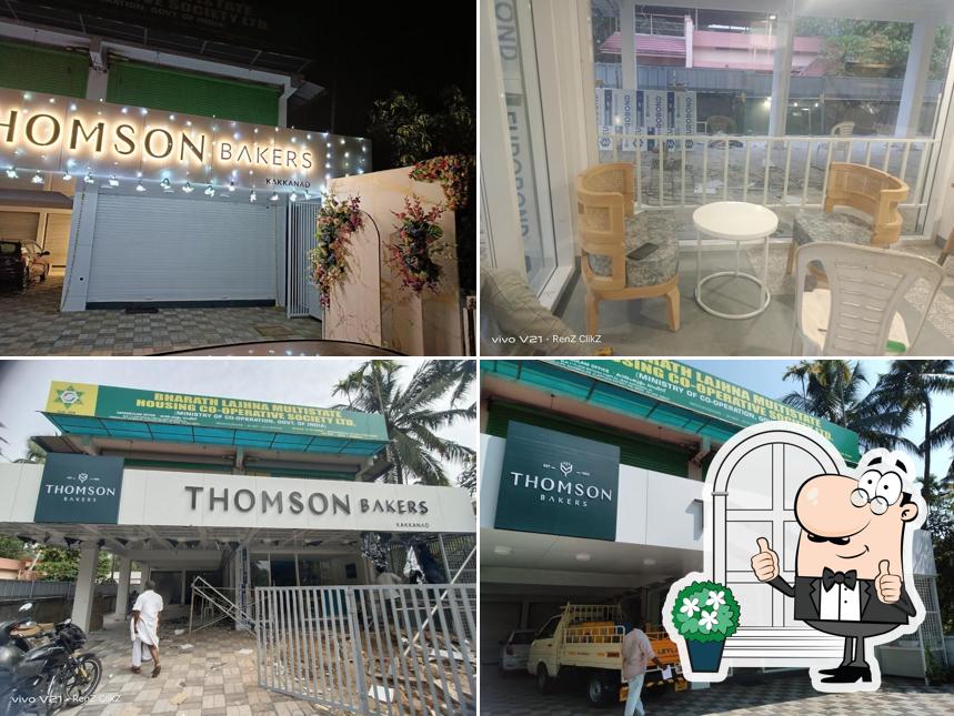 The restaurant's exterior and interior