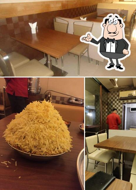 Tiranga Camp Veg & Nonveg Restaurant is distinguished by interior and dining table