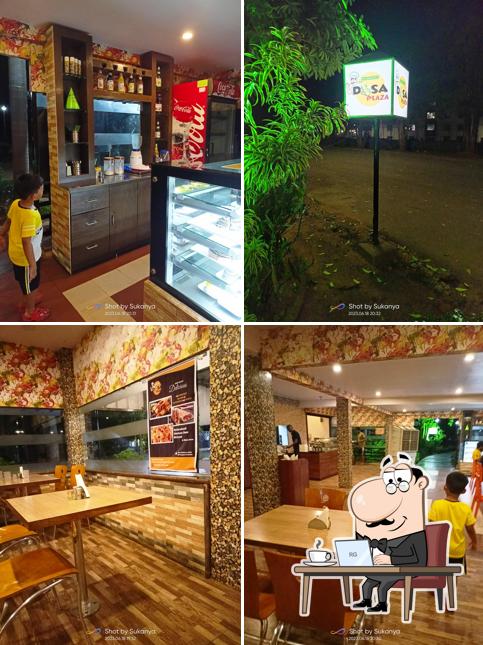 The interior of Dosa Plaza