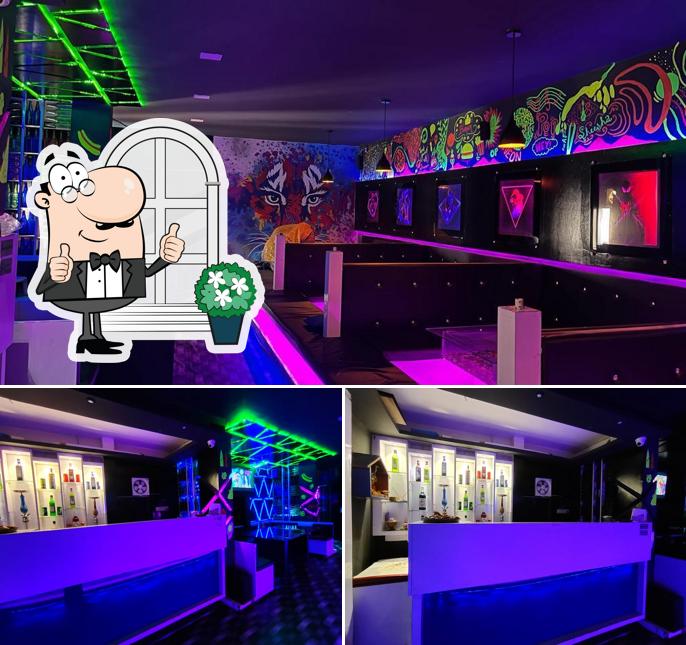 The exterior of Neon cafe & Restaurant