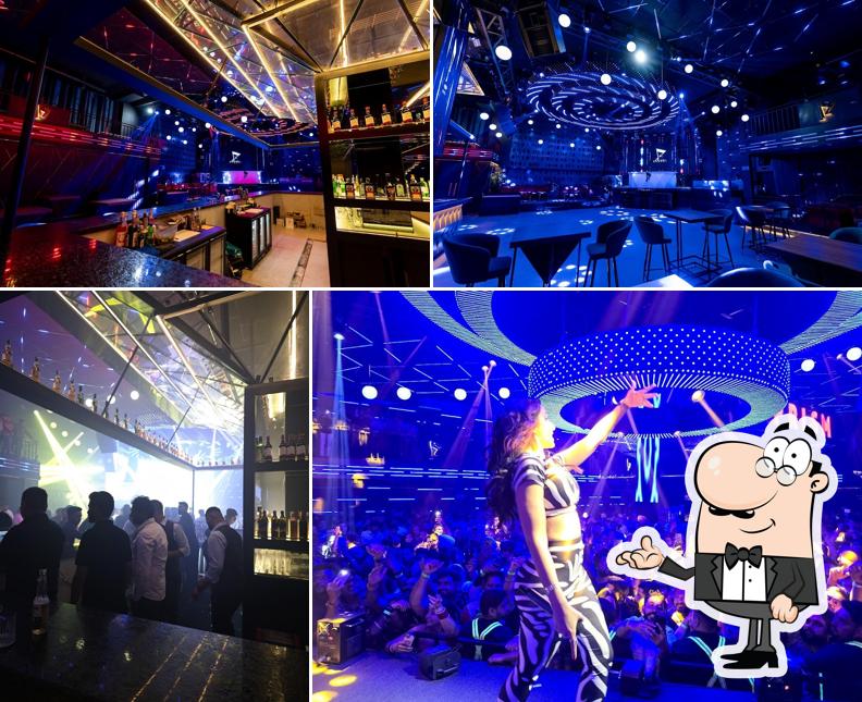 The interior of Prism Club and Kitchen Mohali