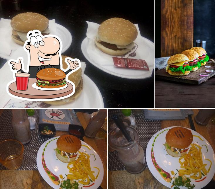 Order a burger at Chef Nation