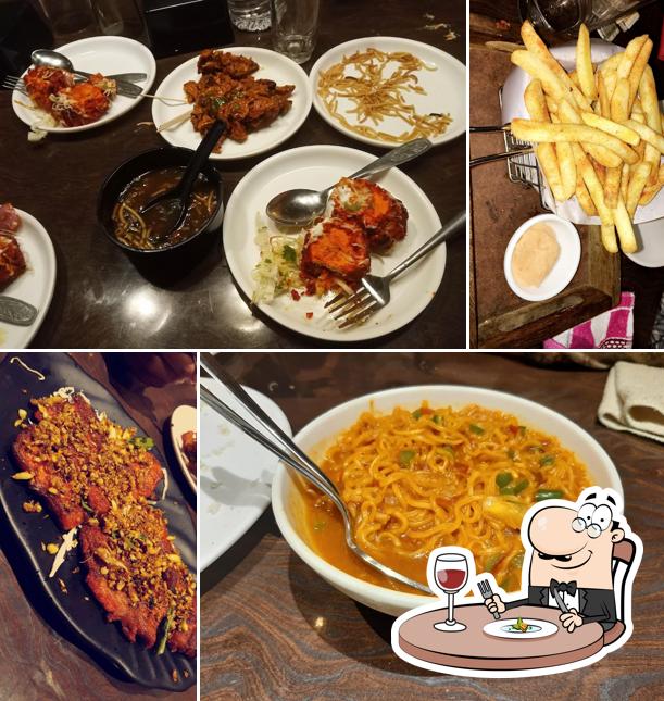 Food at K-Rachna restaurant