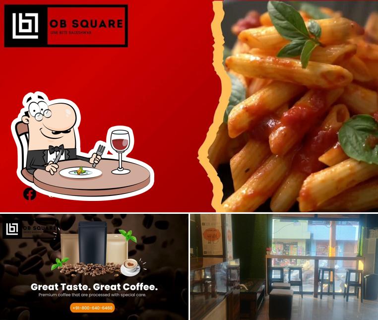 The image of OB SQUARE’s food and interior