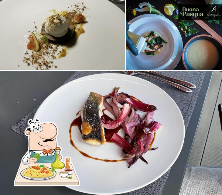 Mousse al cioccolato al Osteria Sant'Andrea