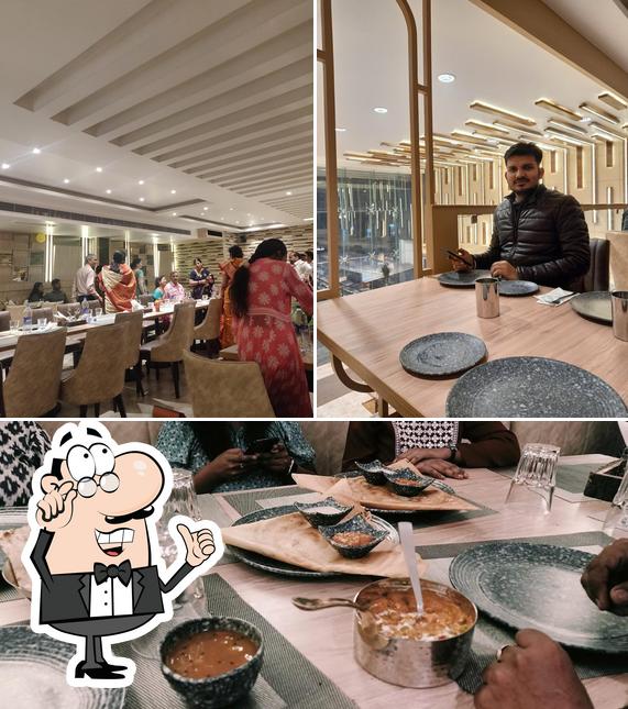 The interior of Rahul Sweets Panki Kanpur Restaurant in Panki