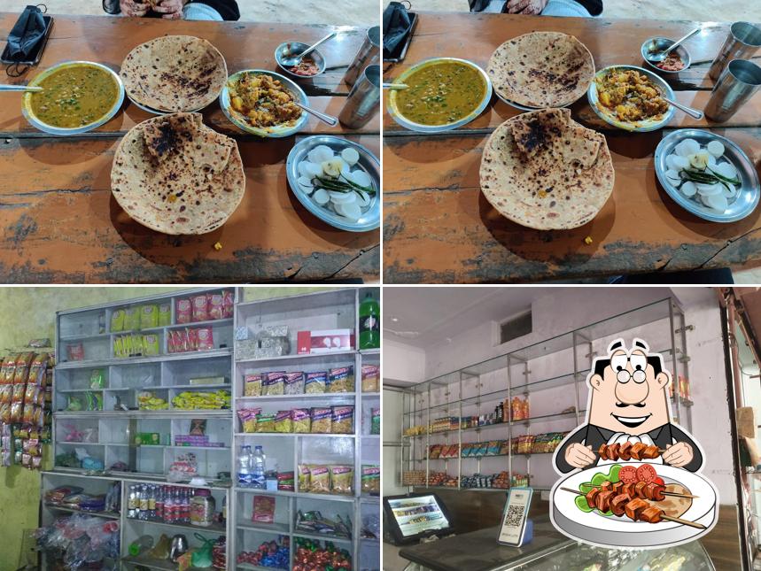 Among various things one can find food and interior at Saini Pavitra Bhojanalaya