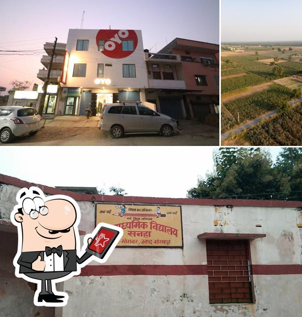 The exterior of Veenayak Residency