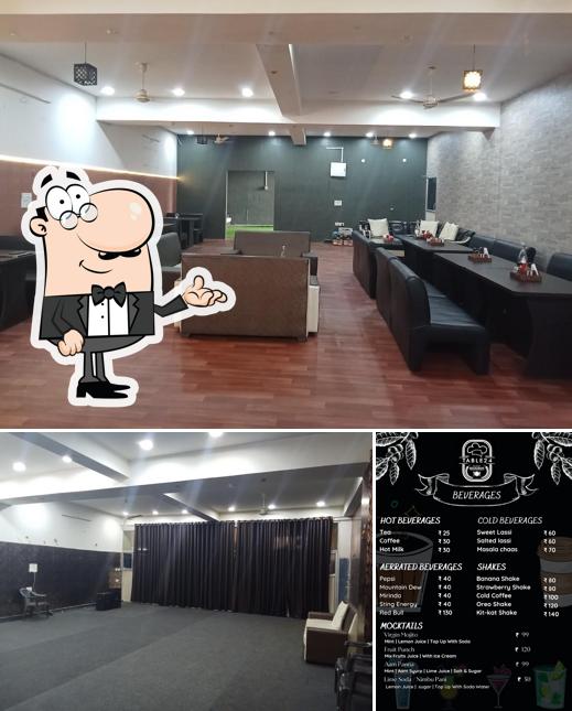The picture of interior and exterior at car wash