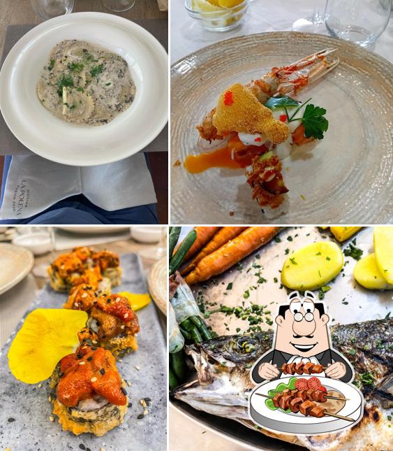 Cibo al Ristorante La Polena Specializzato Pesce