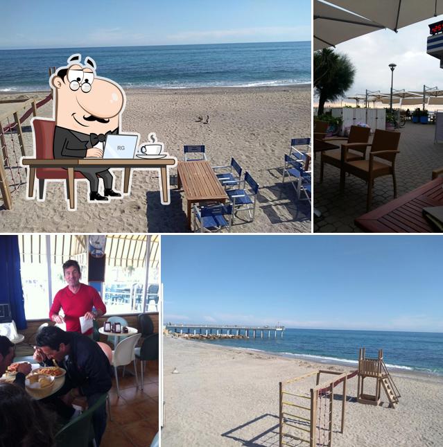 Siediti a un tavolo di Bar Bagni Giardino Snc dei Fratelli Pozzi C