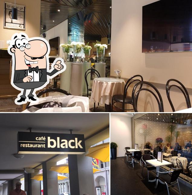 Dai un'occhiata agli interni di Café Restaurant Black