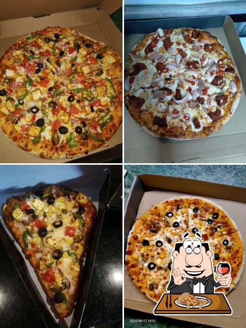 At Giant Pizza Cafe, you can taste pizza