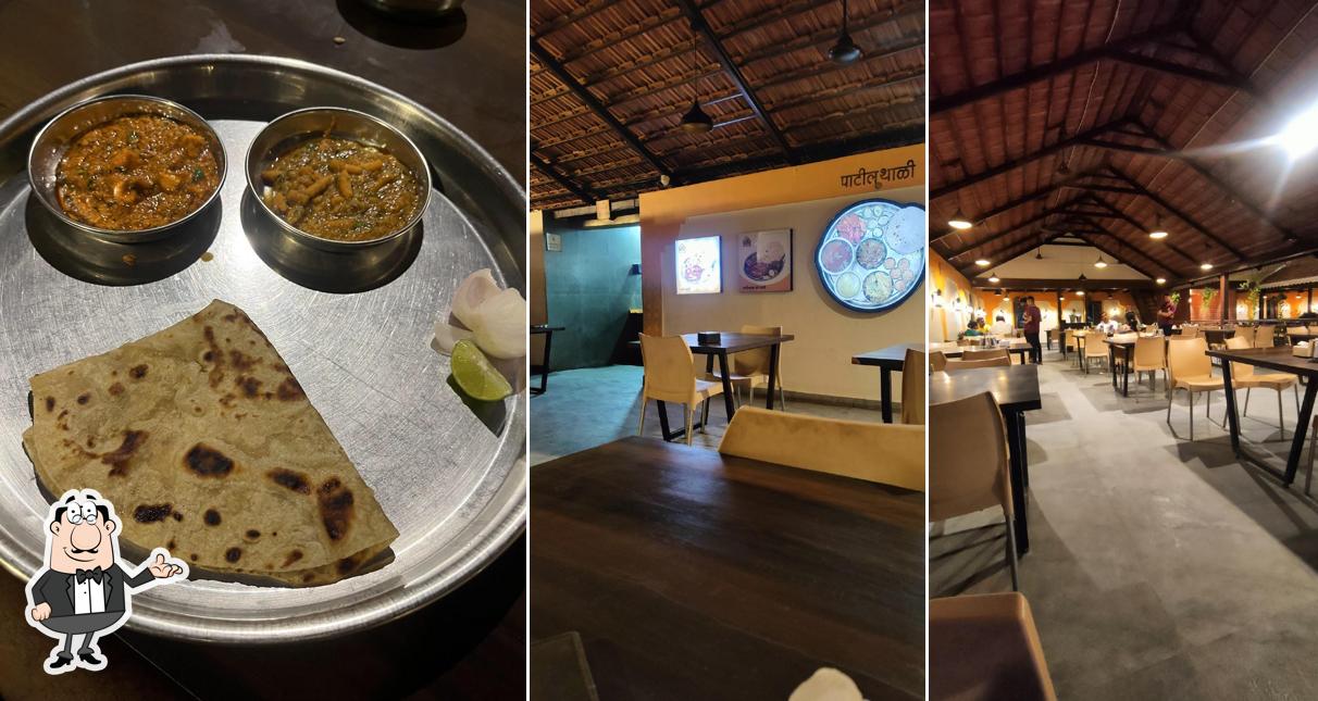 Take a seat at one of the tables at Hotel patilwada lonikalbhor