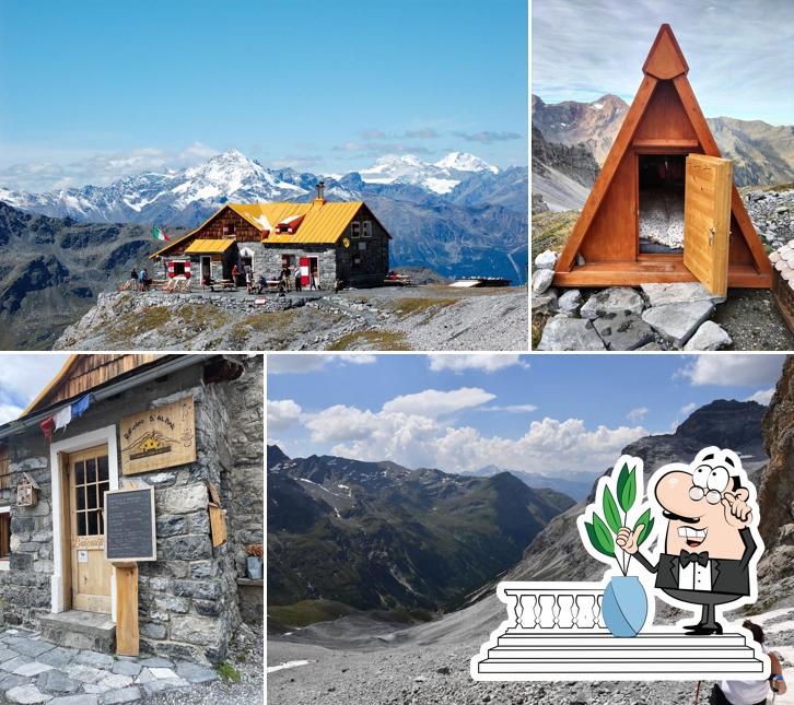 Curiosa tra l'area esterna di Rifugio Quinto Alpini - CAI Milano