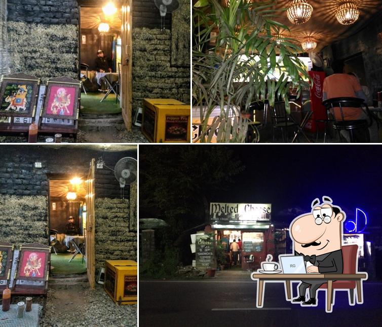 The interior of Melted Cheese Cafe