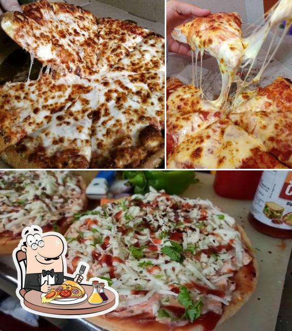 Get pizza at Pizza Hunt