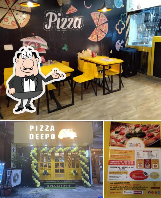 The interior of PIZZA DEEPO