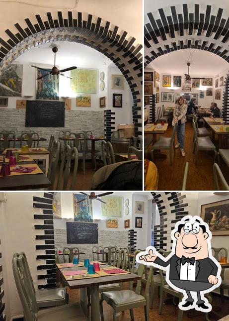 Gli interni di Trattoria Da Genio