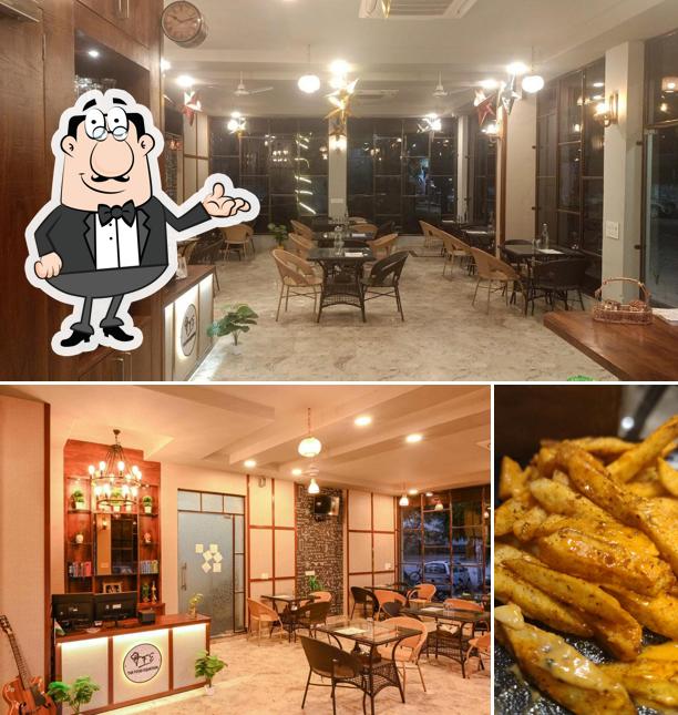 Among various things one can find interior and food at The Food Equation