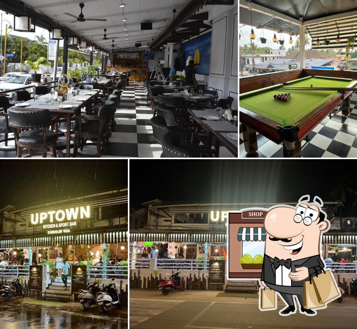 Check out how UPTOWN- Multi Cuisine Restaurant - Pub - Sports Bar looks outside