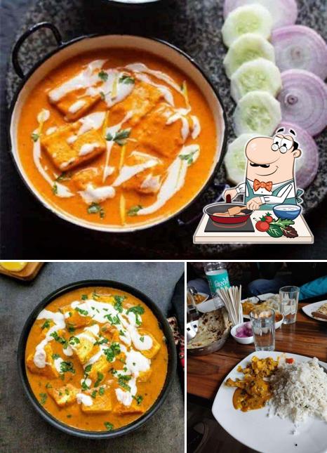 Chicken curry at Upvan Family Restaurant