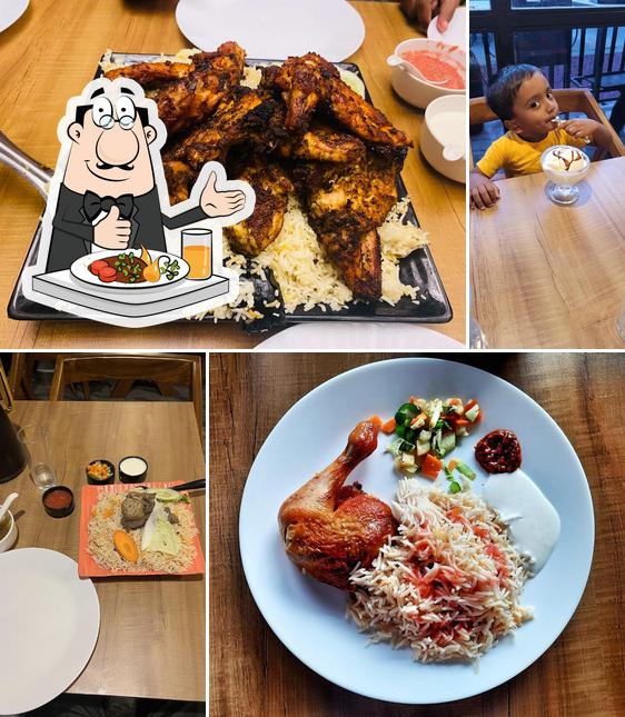 Food at Zaythoon Arabian Restaurant