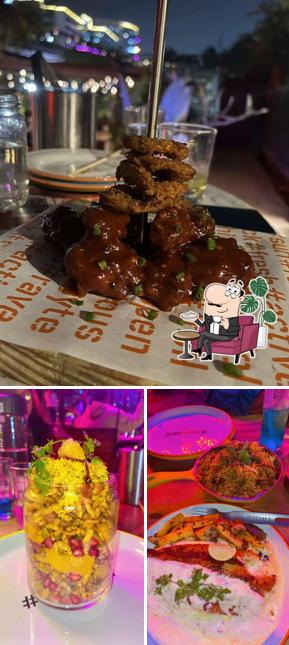 Take a seat at one of the tables at Mindspace Social