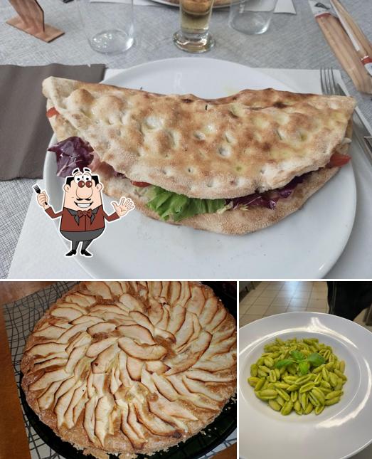 La immagine di cibo e interni da Binario 5