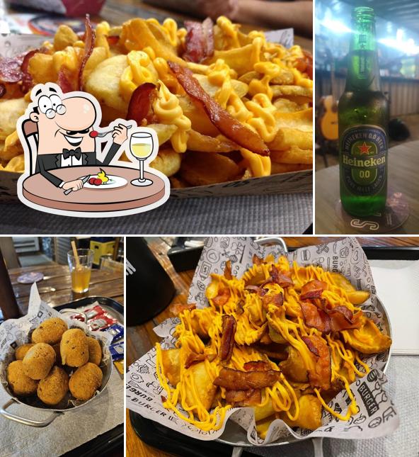 Comida em Food Park da Villa