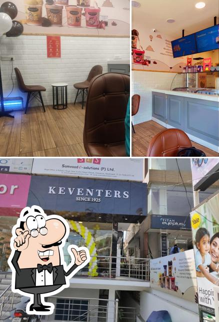 The interior of Keventers - Milkshakes, Ice Creams and Desserts