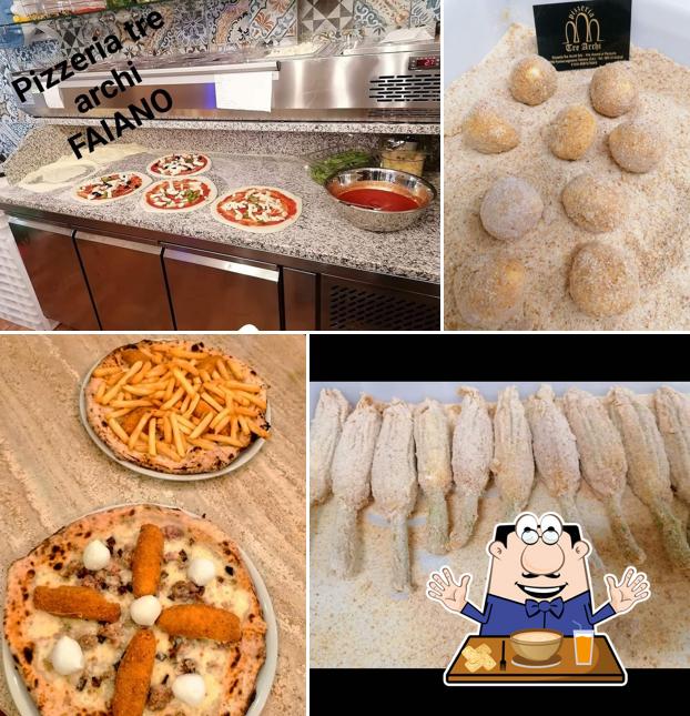 Cibo al Pizzeria Tre Archi