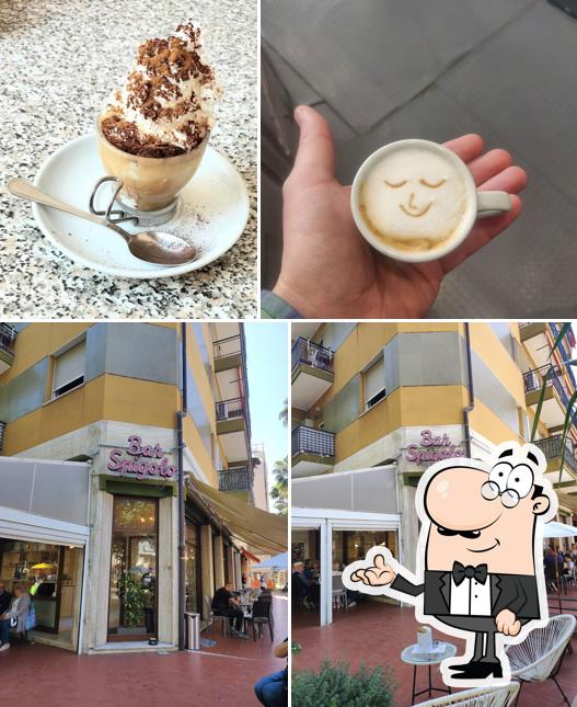 Questa è la immagine che mostra la interni e cibo di Bar Spigolo