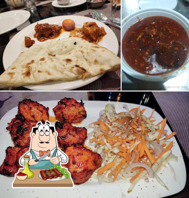 Pick meat dishes at Cosmic Grill restaurant