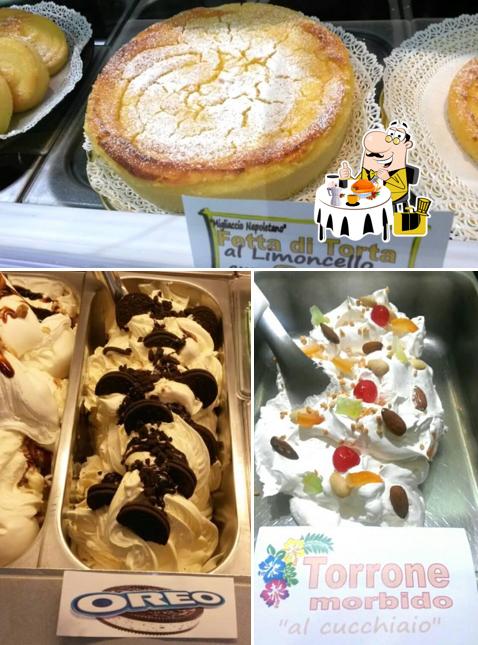 Platti al Gelateria Piccolo Fiore
