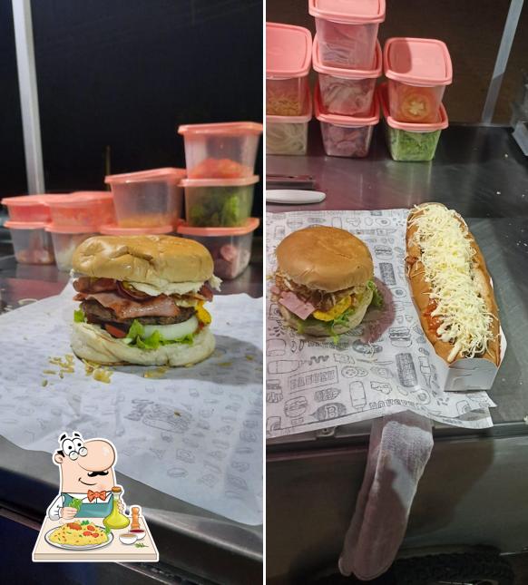 Hambúrguer em Lanche do gringo