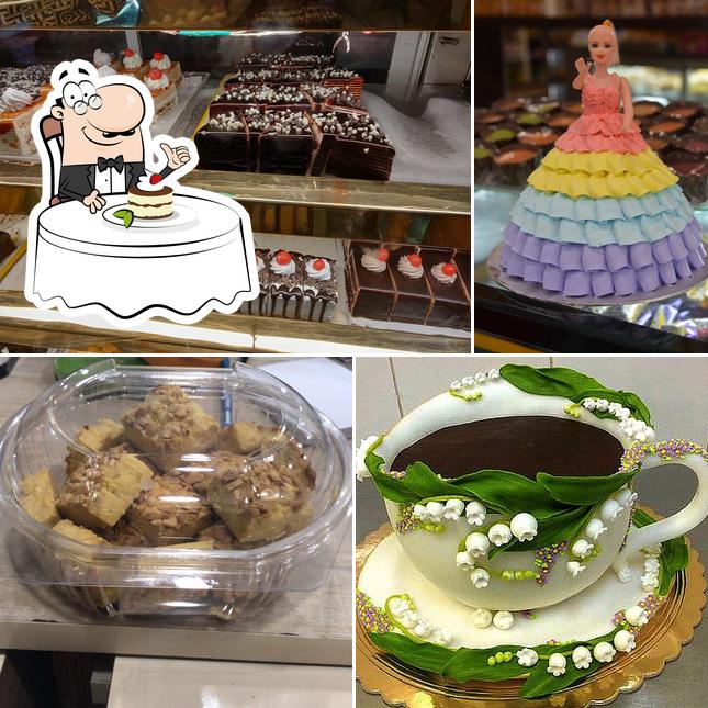 The Narula Bakery provides a selection of desserts