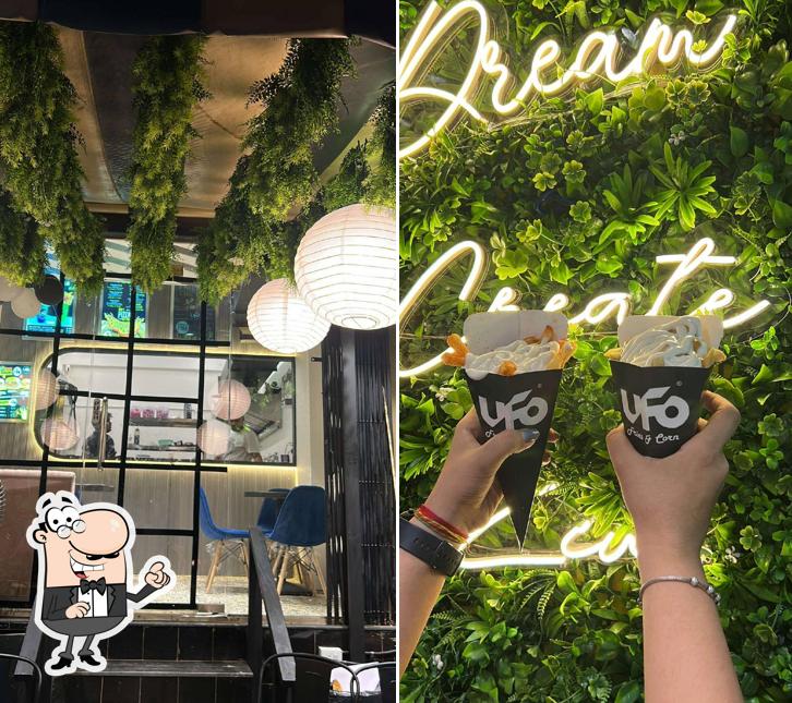 The interior of UFO Fries & Corn - Andheri, Mumbai