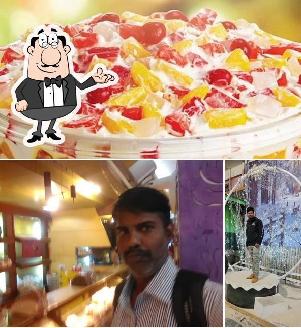 Take a look at the picture showing interior and food at Zote Bakery