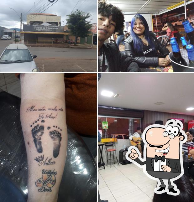 O exterior do Restaurante Sabor e Tempero