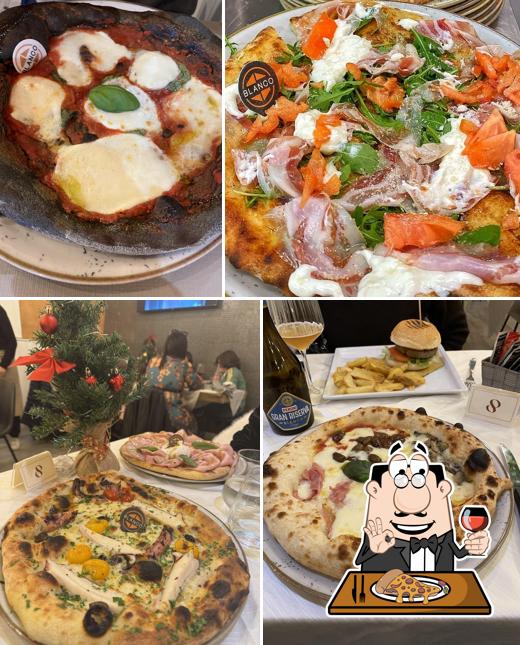 A Ristorante Pizzeria Blanco, puoi provare una bella pizza