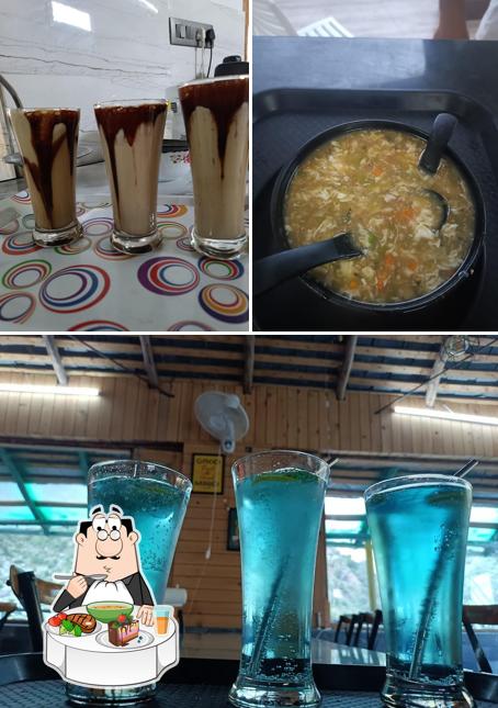 Hot and sour soup at The HideOut Cafe n Restaurant