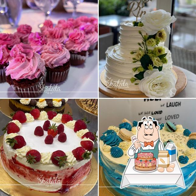 Škatula Slatki okusi otoka Korčule Tradicionalni kolači Korčula Torte i kolači po narudžbi