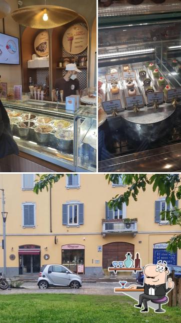 Dai un’occhiata alla immagine che raffigura la interni e esterno di Mancuso Gelati Italiani 1920