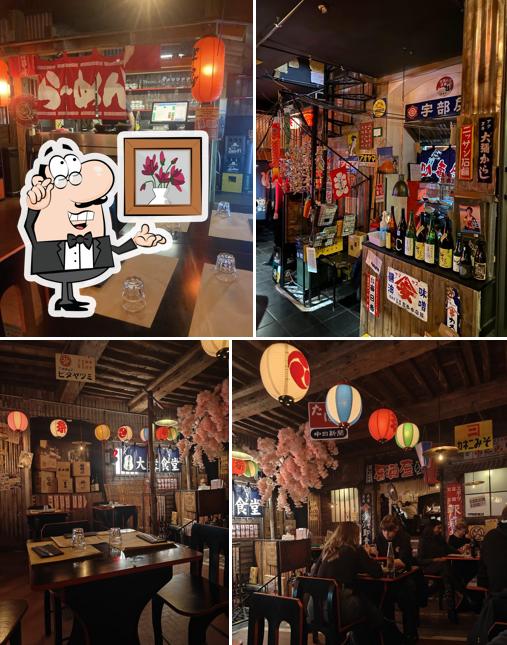 Dai un'occhiata agli interni di Tamashi Ramen