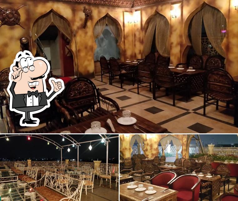 The interior of Chef Inam's Steak House n KOB
