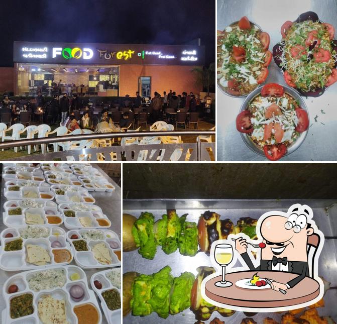 Food at Food Forest Restaurant