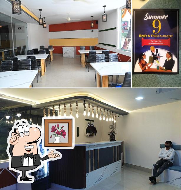 The interior of Summer 9 family restaurant & bar