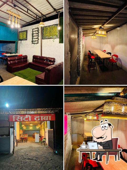 The interior of City restaurant