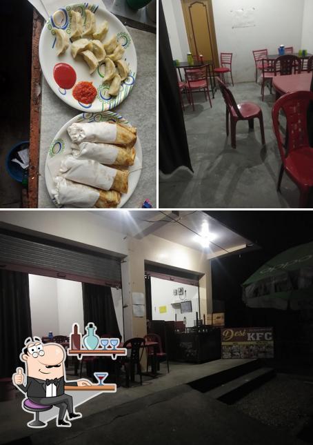 The interior of Desi KFC